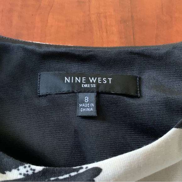 Nine West Size 8 Black and White Dress - Picture 7 of 9